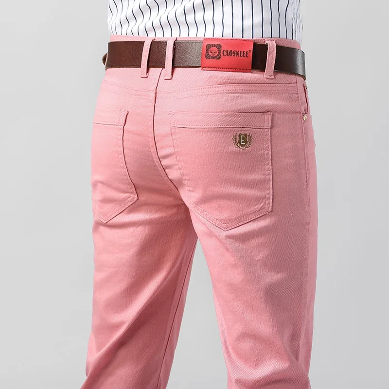 Aglaonema Red - 5 색 남성 다채로운 데님 스트레치