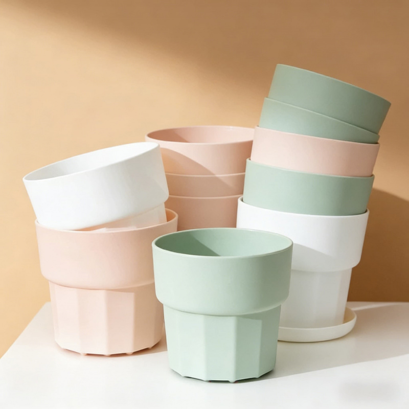 두꺼운 깨지지 않는 플라스틱 레진 화분 북유럽 스타일  - Echeveria Succulent 리뷰 및 가격
