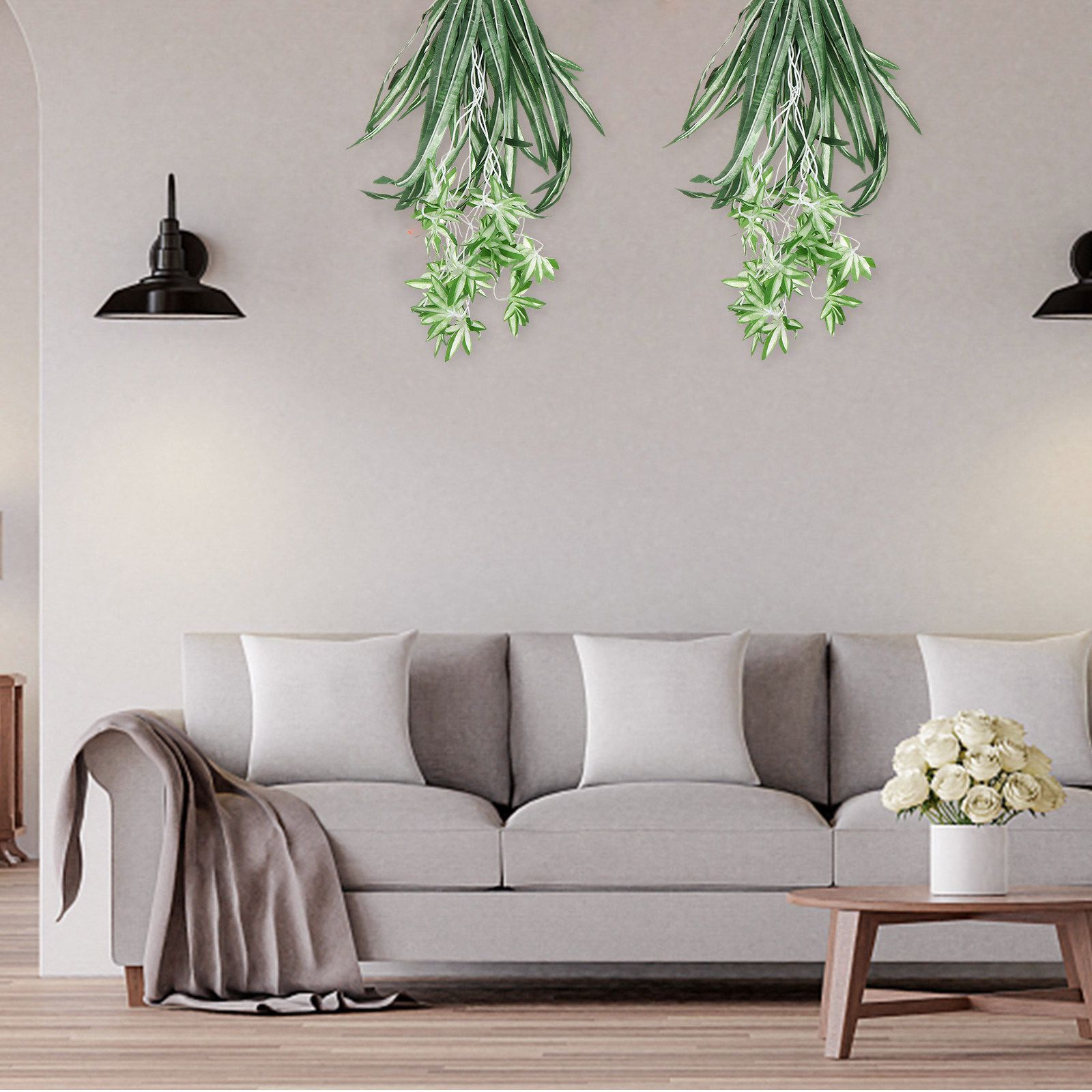 1개 인조 클로로피툼 리얼한 플라스틱 스파이더 플랜트  - Spider Plant Hanging 리뷰 및 가격